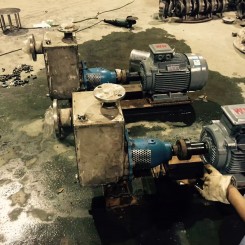 化工(gōng)泵使用(yòng)現場