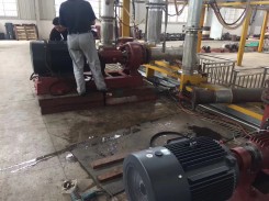 化工(gōng)泵使用(yong)現場